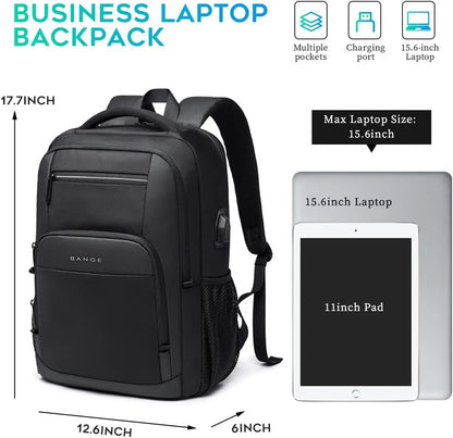 Laptop Backpack 15.6 Inch with USB Charging Port – Waterproof Travel Bag