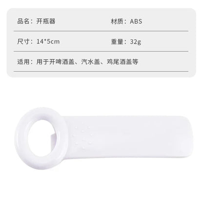 Portable Bottle Opener – Non-Slip Ergonomic Cap Remover for Beer & Soda