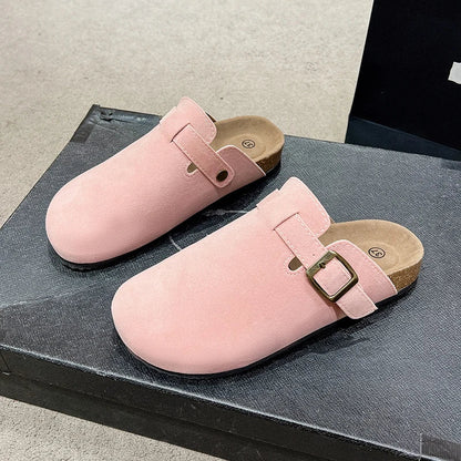 Suede Cork Clogs – Arch Support Mules for Men & Women