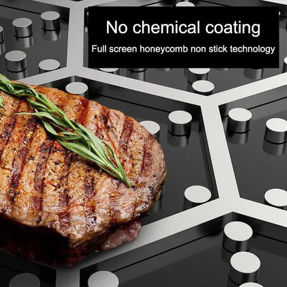 Tri-Ply 316 Stainless Steel Honeycomb Frying Pan – All Stovetop Compatible