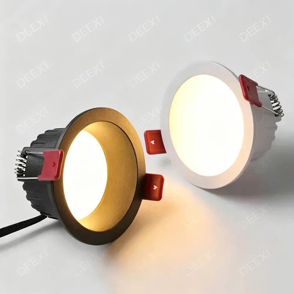 LED Recessed Downlight Anti-Glare 7W 10W Ceiling Spotlight