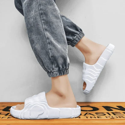 Soft EVA Slide Slippers – Non-Slip Indoor Bathroom Sandals for Men & Women