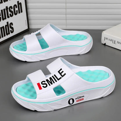 Massage Slippers Men Women Soft Slide Sandals Indoor Outdoor