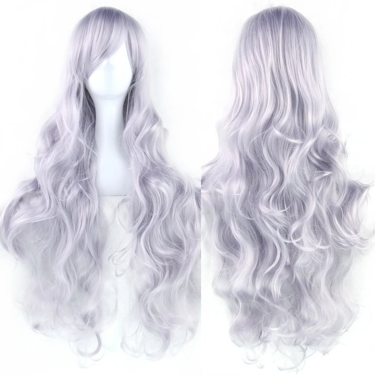 Long Curly Cosplay Wig – Synthetic Party Wig for Women