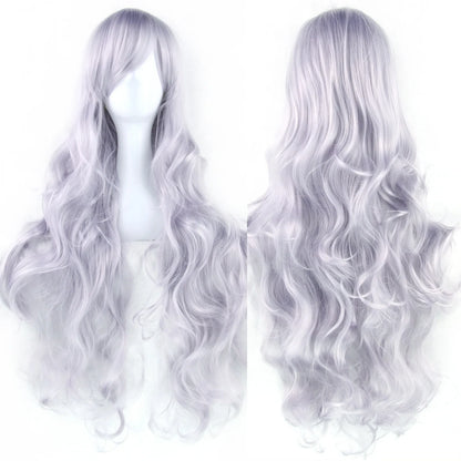 Long Curly Cosplay Wig – Synthetic Party Wig for Women