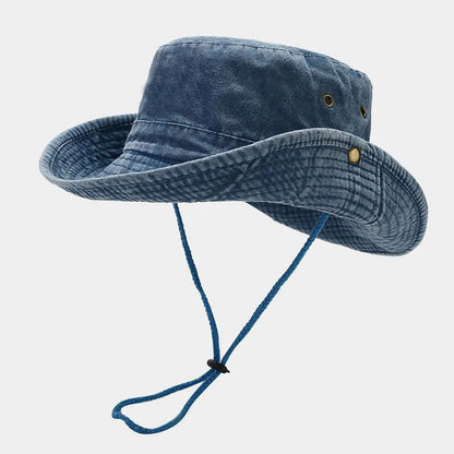 Cotton Bucket Hat – Outdoor Sun Hat for Men & Women
