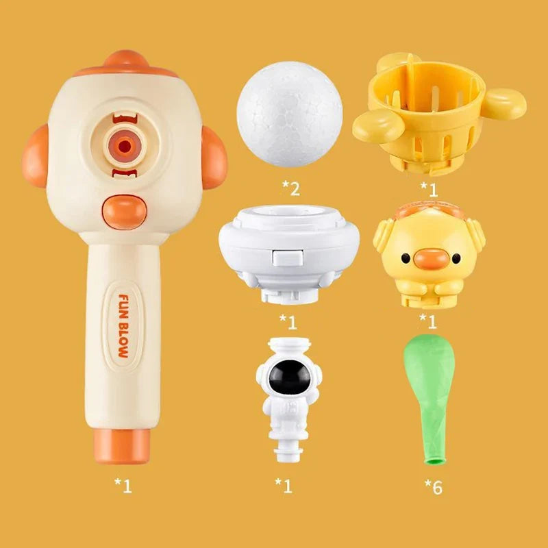 Kids Blowpipe Ball Launcher – Cute Animal Breathing Practice Toy