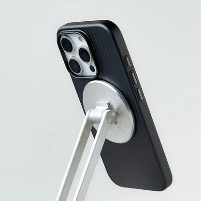 MagSafe iPhone Case – Plating Stripe Shockproof Cover for iPhone 14–18