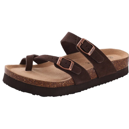 Suede Mule Clogs – Women's Cork Arch Support Outdoor Slippers