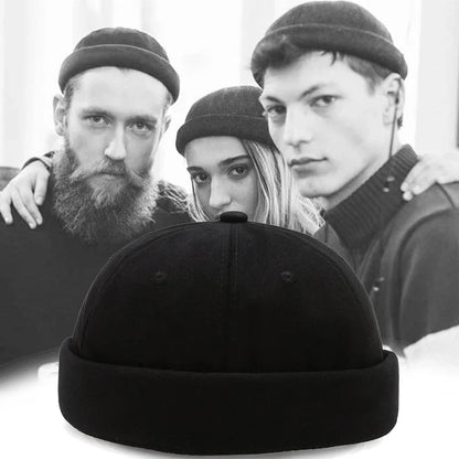 Brimless Docker Beanie Skullcap – Unisex Knit Cap