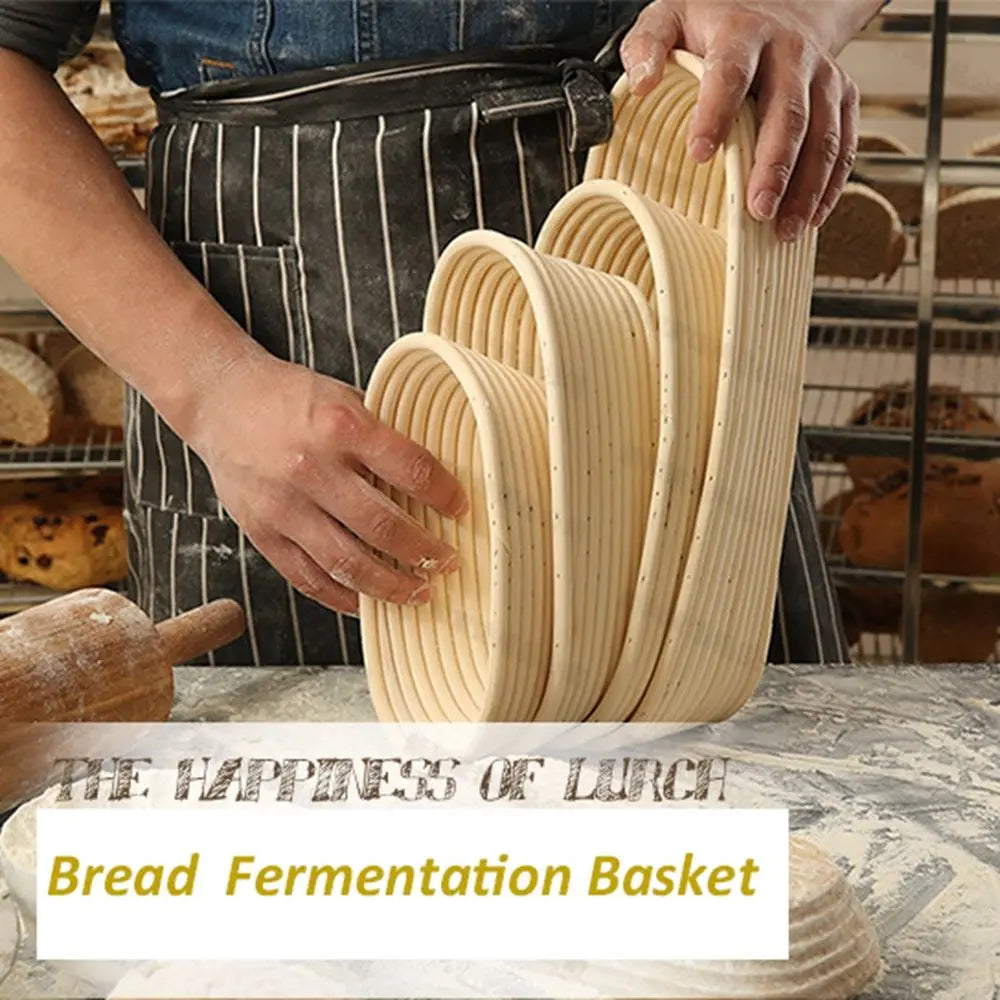 Banneton Bread Proofing Basket – Rattan Dough Proving Basket