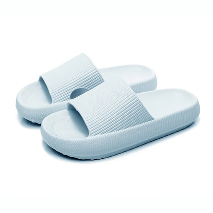 Thick Platform Cloud Slides – EVA Pillow Sole Slippers