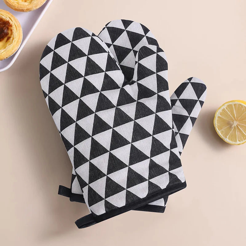 Oven Mitts Heat Resistant Kitchen Gloves – Set of 2