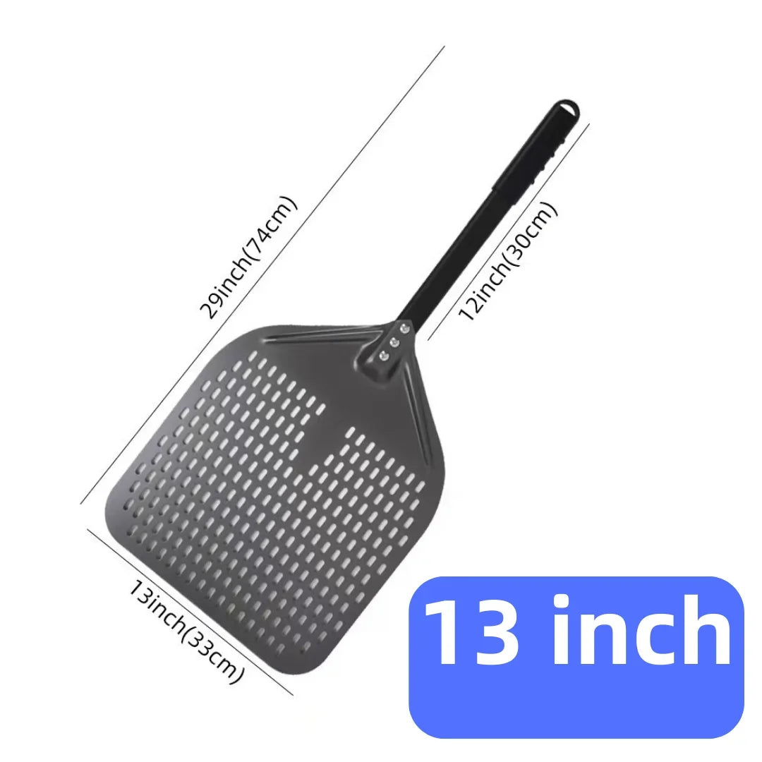 Aluminum Pizza Peel – Hard Anodized Bread Paddle for Oven Baking