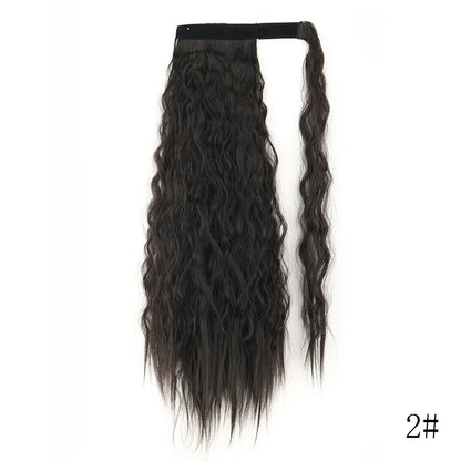 Wrap Around Ponytail Extension – Long Straight Synthetic Clip-In