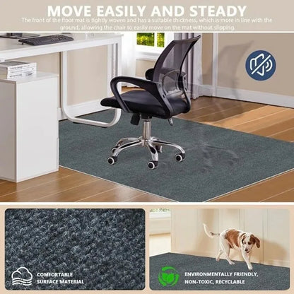 Office Chair Mat – Anti-Slip Hard Floor Protector 35.4x47.2in