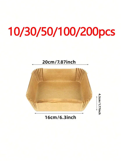 Air Fryer Disposable Paper Liners – Oil-Proof Parchment Sheets