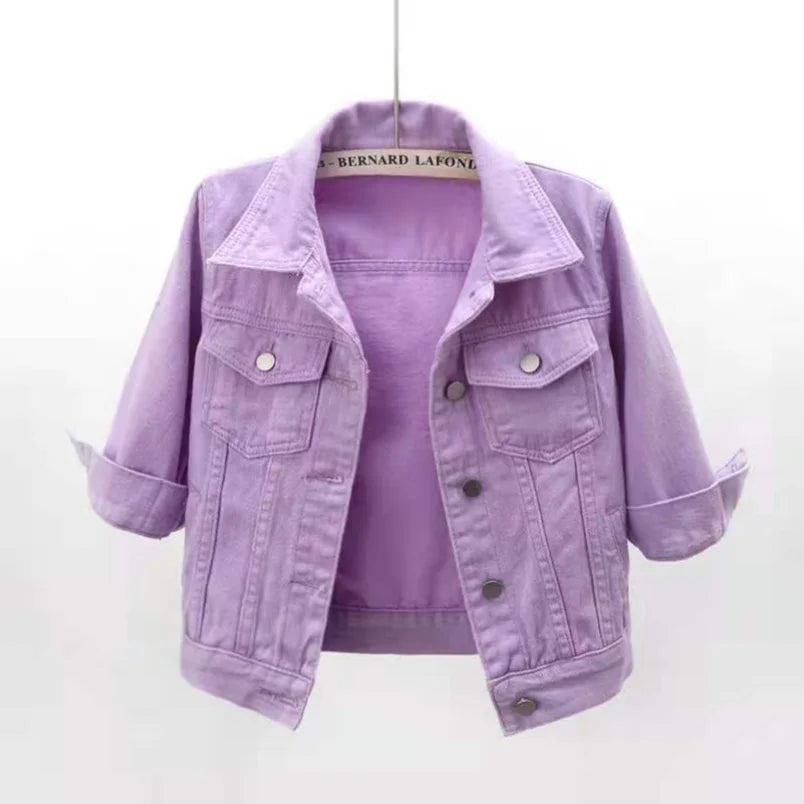 Women's Casual Denim Jacket – Short Jean Coat