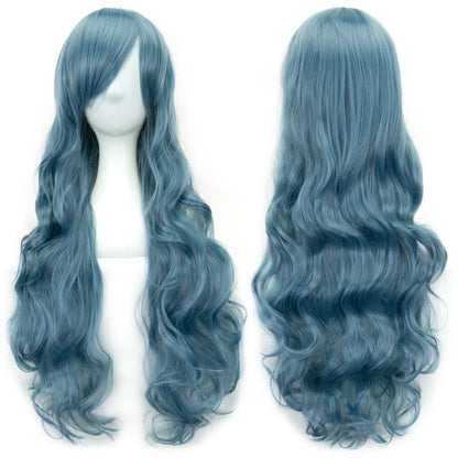 Long Curly Cosplay Wig – Synthetic Party Wig for Women