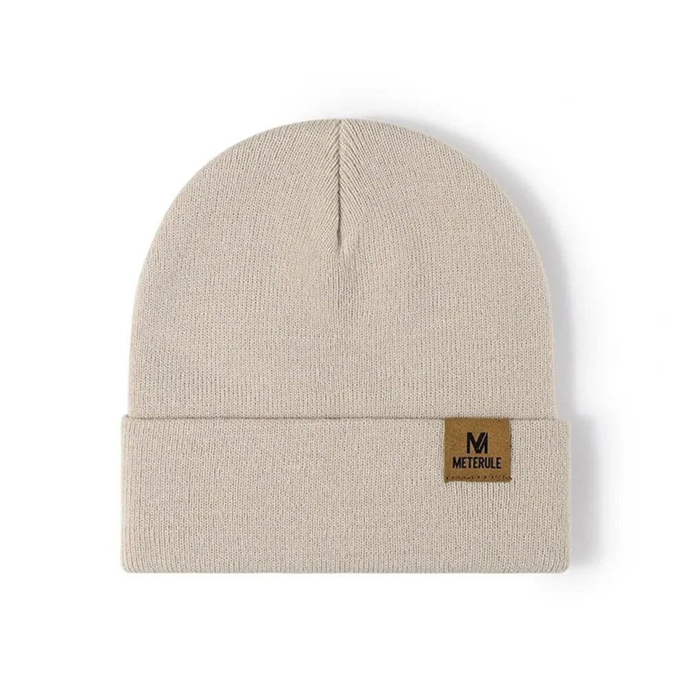 Winter Knit Cuffed Beanie – Warm Unisex Ski Hat