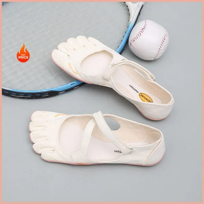 Five Toe Barefoot Shoes Women Minimalist Flats with Ankle Strap