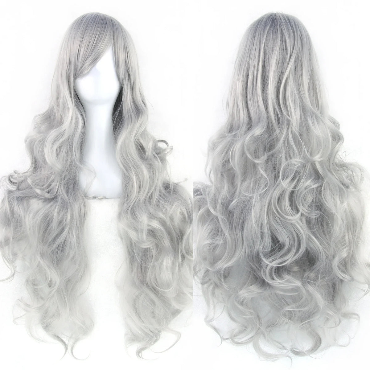 Long Curly Cosplay Wig – Synthetic Party Wig for Women