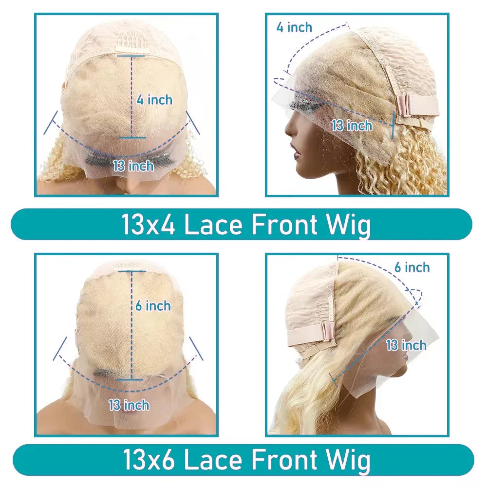 613 Blonde Body Wave Lace Front Wig – 13x4 & 13x6 HD Lace Human Hair