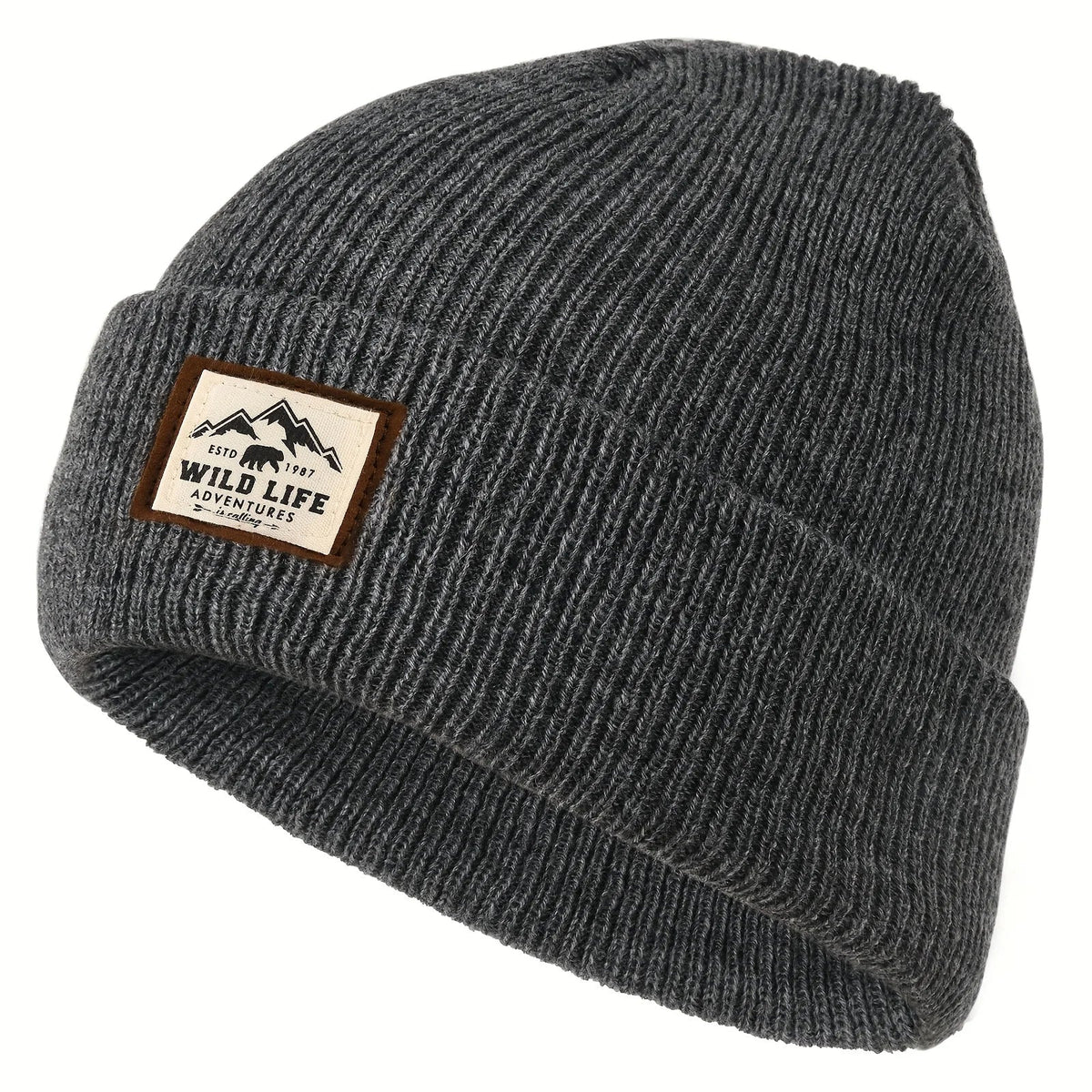 Outdoor Fleece Beanie Hat – Warm Windproof Winter Cap