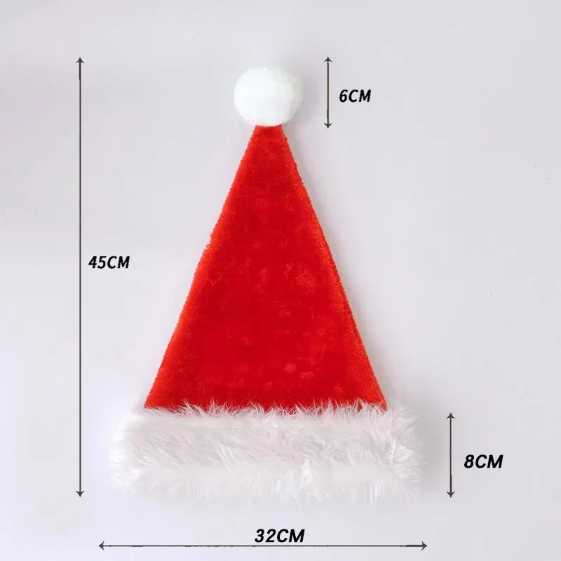 Christmas Knitted Santa Hat with Pom Pom – Adults & Kids