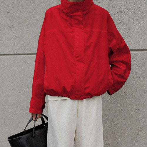 Turtleneck Zipper Jacket – Women's Casual Outerwear
