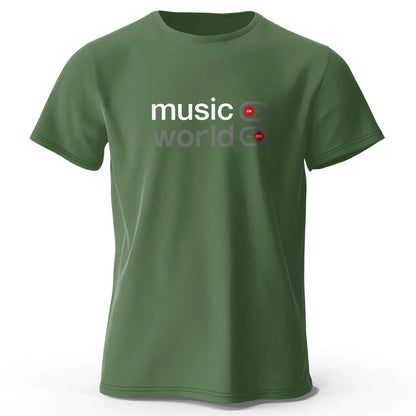 Music World Graphic T Shirt Oversized Cotton Unisex Tee