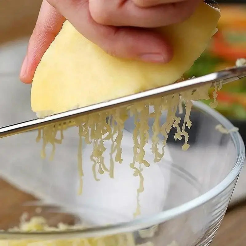 Stainless Steel Handheld Cheese Grater – Multi-Purpose Kitchen Tool