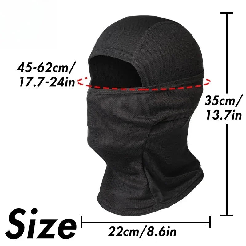 Balaclava Full Face Mask with Rose Print – Windproof Unisex Ski Mask