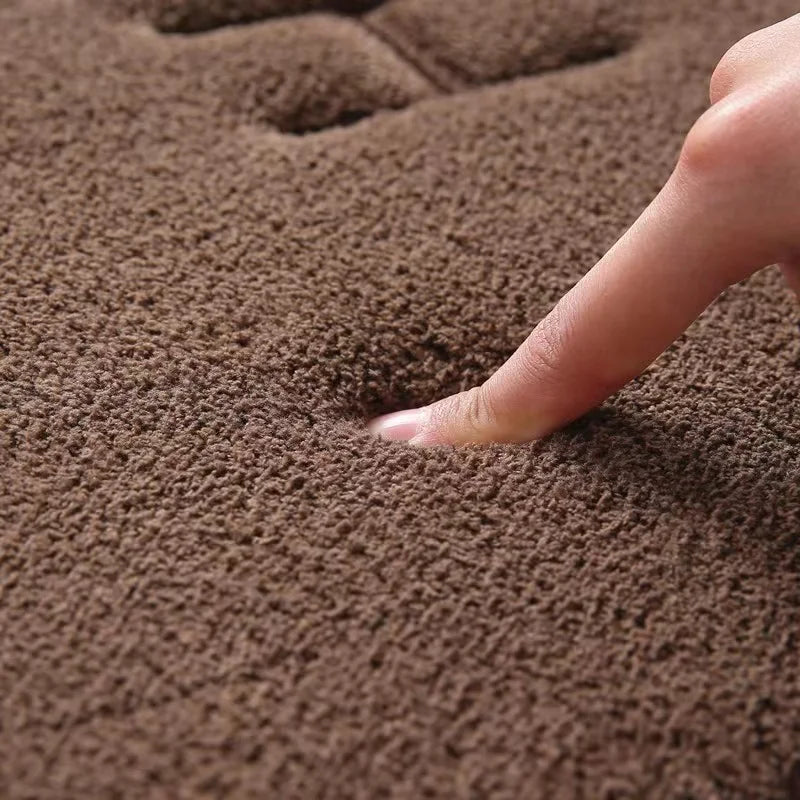 Memory Foam Bath Mat – Anti-Slip Super Absorbent Coral Fleece Floor Rug