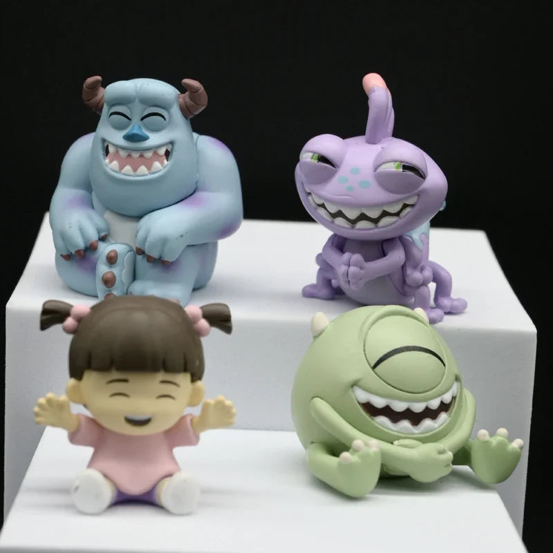 Monsters Inc Action Figures – Sulley, Mike, Boo & Randall 4-Pack
