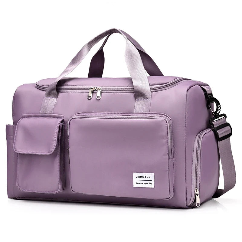 Weekender Duffle Bag with Shoe Compartment – Large Travel Bag