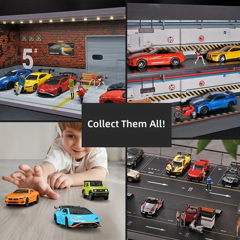 1:64 Die-Cast Toy Car Model Collection – Lamborghini, Porsche, BMW, Audi & More