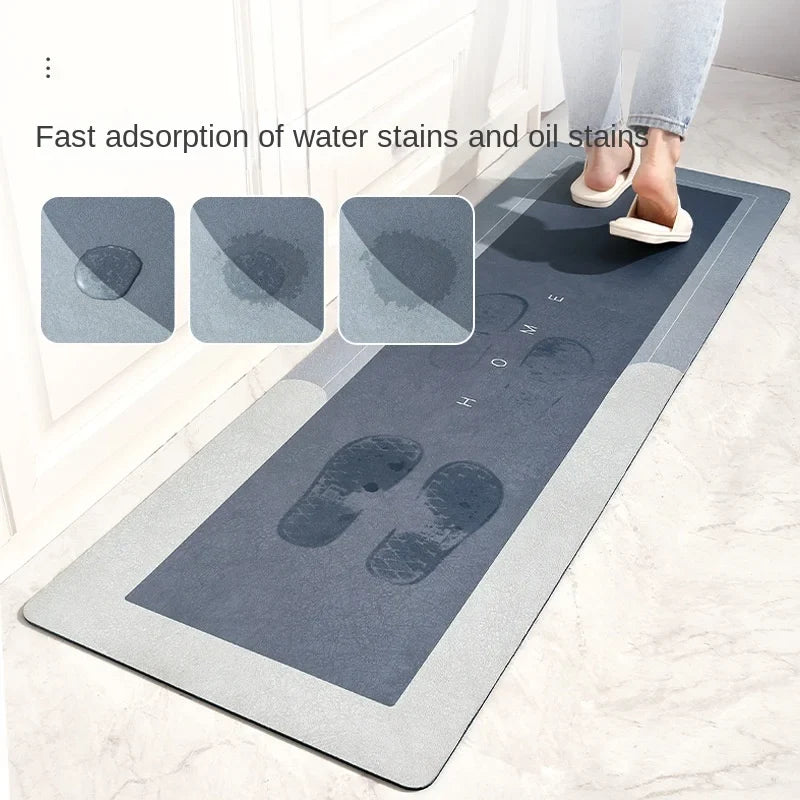 Soft Kitchen Floor Mat – Non-Slip Hallway Runner Rug