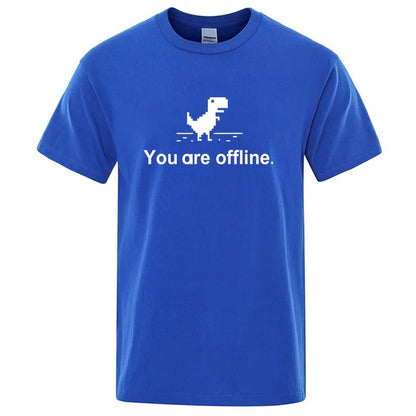 Funny Dinosaur Graphic T Shirt Cotton Blend Casual Tee