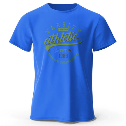 Vintage Varsity Graphic T Shirt 100% Cotton Unisex Tee