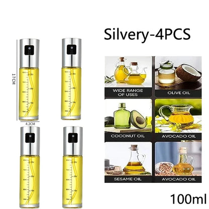 Glass Oil Spray Bottle – 100ml Kitchen Olive Oil Mister for Cooking & BBQ