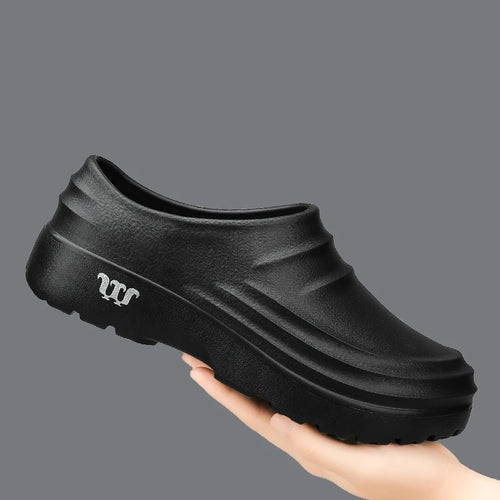 Men’s Waterproof Non Slip Chef Clogs Garden & Beach Shoes Size 36–48