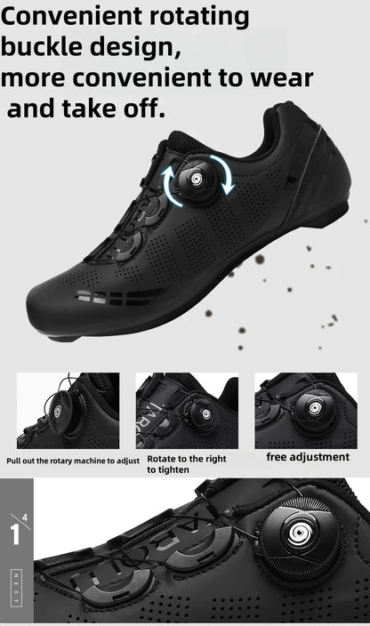 MTB Cycling Shoes Unisex – SPD Cleat Compatible, Non-Slip Road & Mountain Bike Shoes