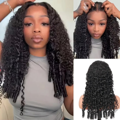 Burmese Curly Deep Wave Human Hair Wig – 13x4 HD Lace Front, 200%/250% Density