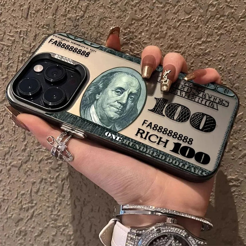 Dollar Bill Print iPhone Case – Matte Hard PC Shockproof Cover