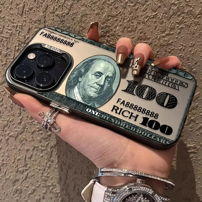 Dollar Bill Print iPhone Case – Matte Hard PC Shockproof Cover