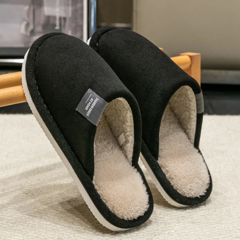 Winter Warm Slippers – Unisex Non-Slip Indoor House Shoes