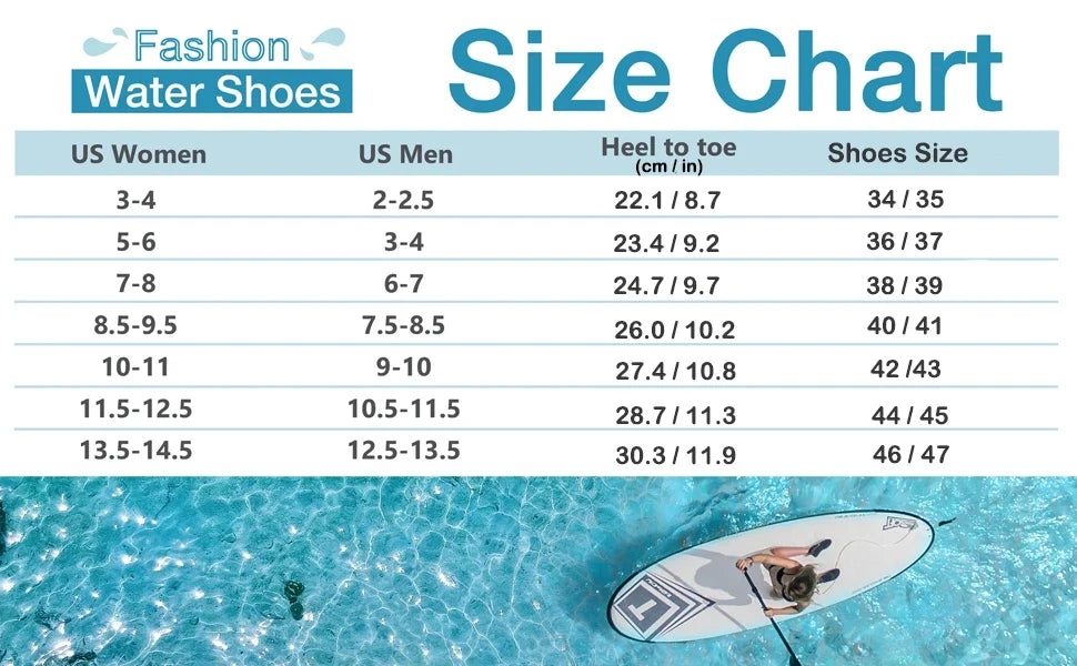 Unisex Water Shoes Barefoot Aqua Socks Beach Swimming Shoes