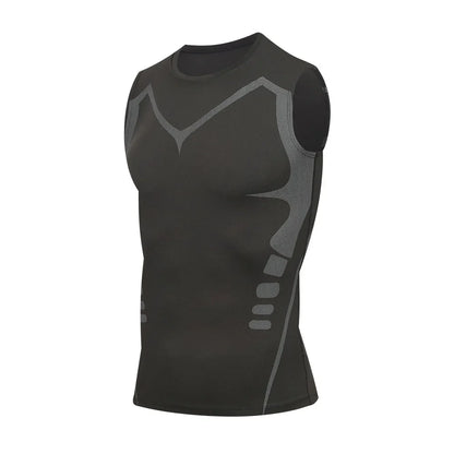 Men's Compression Tank Top – Quick-Dry Sleeveless Gym Vest