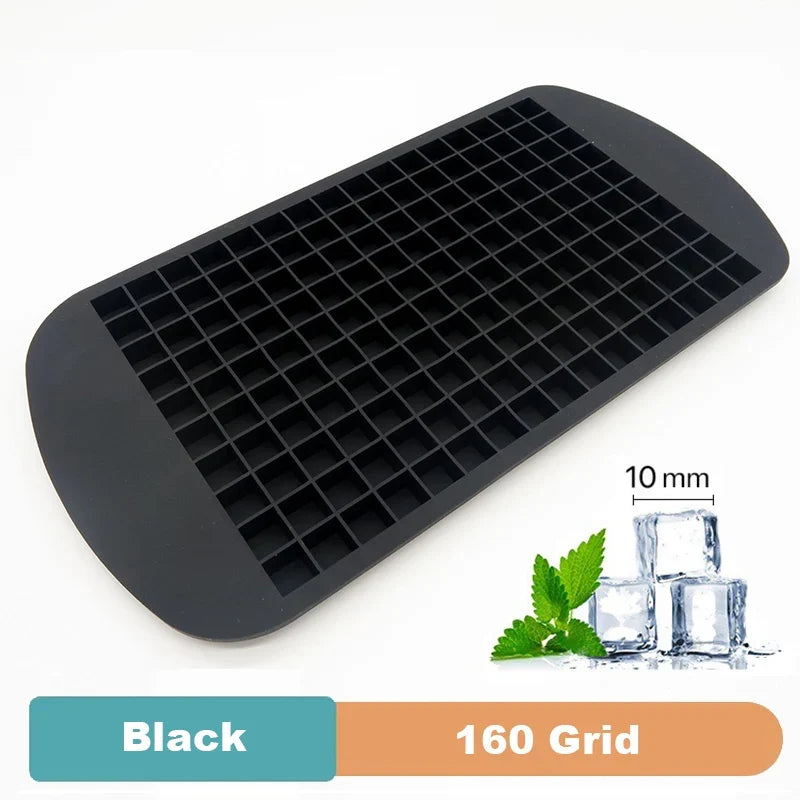 Silicone Ice Cube Tray – Flexible BPA-Free Mold, Multiple Grid Sizes